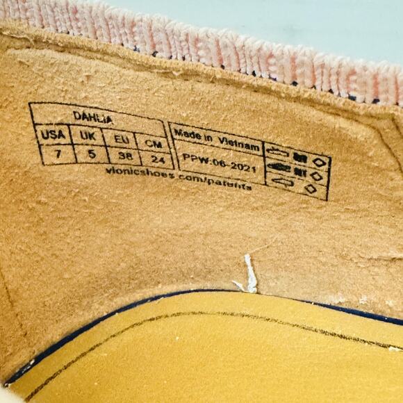 Vionic Shoes Womens 7 Blue Knit Dahlia Ballet Flats Pointed Toe Slip On Comfort - Picture 11 of 12